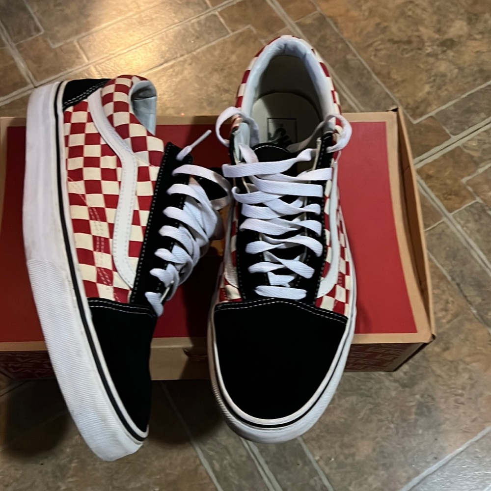 Checkerboard Vans ❤️🖤